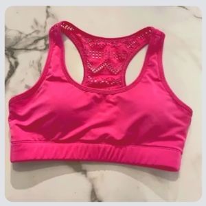 Ziya Active bomber sport bras in hot pink